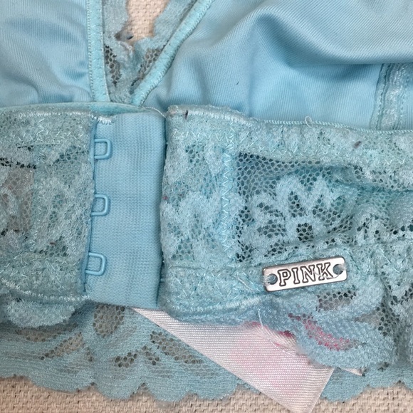 Victoria’s Secret Blue lace Halter Bralette - Picture 4 of 9